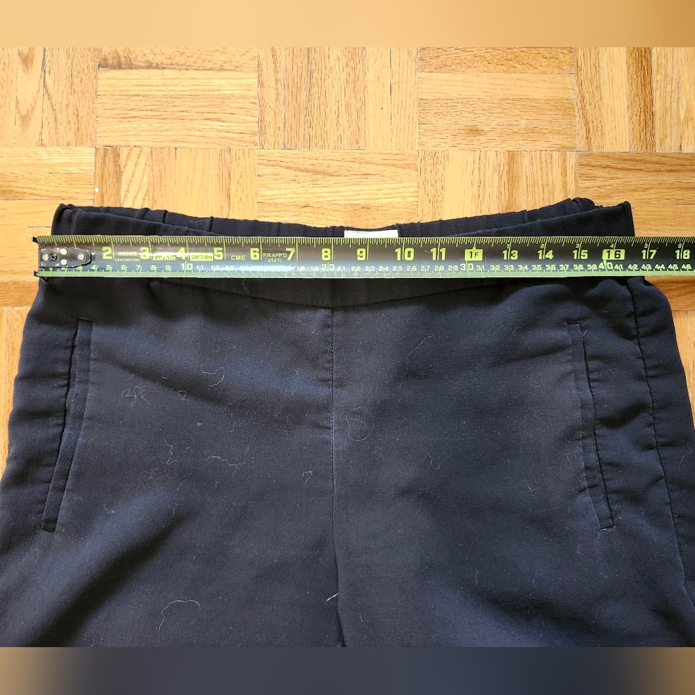 🎉 3/$60 Aritzia Wilfred Black Tailored Elastic Waist Dress Pants Size 8 - Picture 6 of 8
